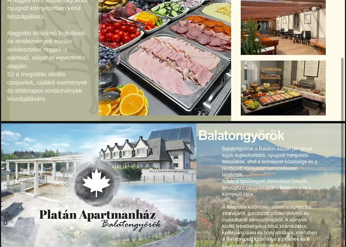 Platan Apartmanhaz 4* Balatongyörök